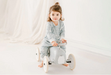 Organic Cotton Long Sleeve Footed Sleep Bag 1.0 TOG - Beluga Boogie (6-18M Only)