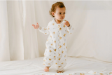 Avocado Bamboo Long Sleeve Footed Sleep Bag 1.0 TOG - The Lion & The Mouse