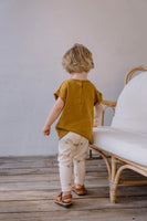 Studio Boheme LEGGING ROM POM Ecru Banana