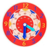 Children Montessori Wooden Clock